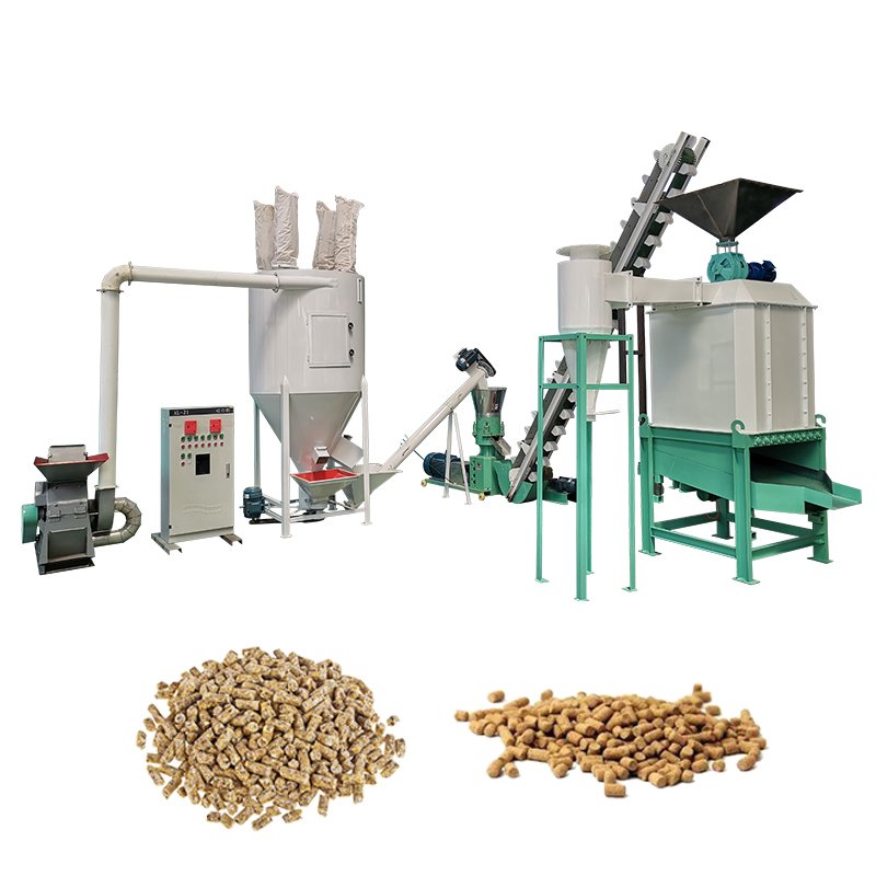farm use animal chicken feed production line machine animal feed pellet produce line
