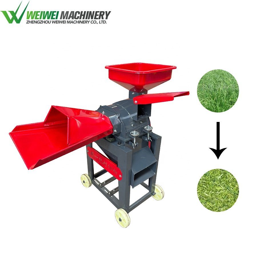Weiwei Superfine crushing grass cutting machine animal feed Multi-function price