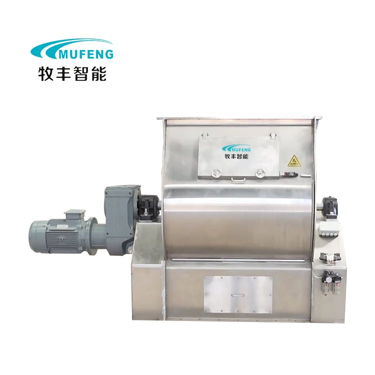 Animal feed 1 ton paddle mixer 250kg 100kg 500kg per hour feed mixer machine animal in kenya