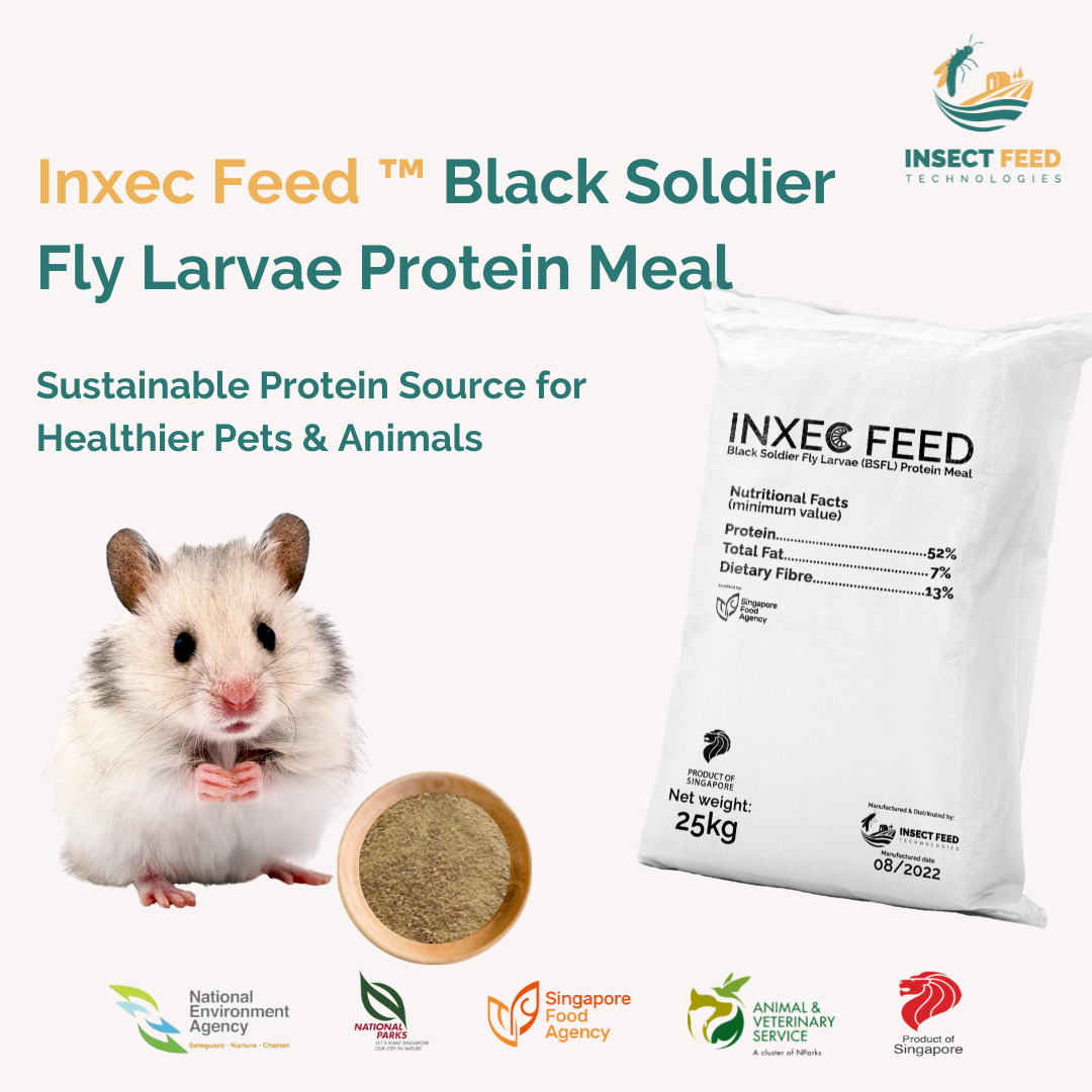 Wholesale Bag Customized Pack Milled Larvae for Pets Protein Powder Black Soldier Fly Natural Animal Feed Better Taste