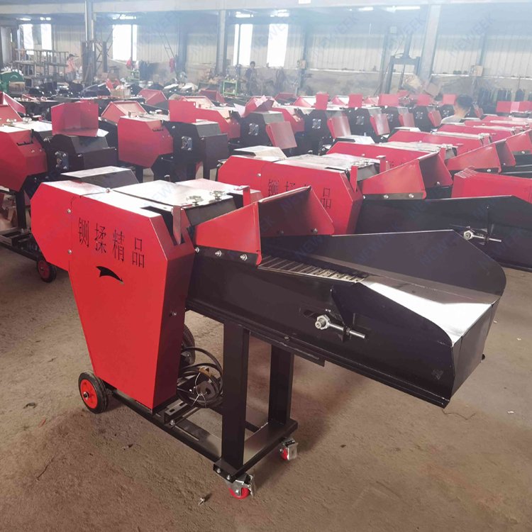 NEWEEK sri lanka 2 in 1 farm gasoline diesel engine chaff cutter machine animal grass chopper machine for animals feed