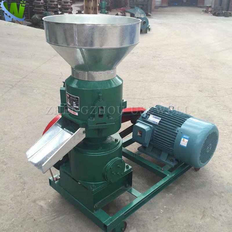 Poultry Chicken cattel animal food hay grass rice straw feed pellet making machine for livestock feed homemade