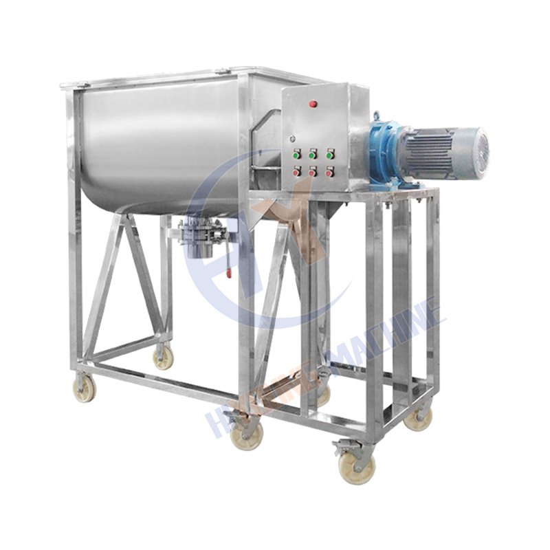 250kg Batch Soil Wet Feed 2 Ton Ribbon Blender 1 Ton Horizontal Poultry Animal Feed Cattle Feed Mixer