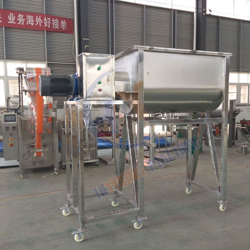 250kg Batch Soil Wet Feed 2 Ton Ribbon Blender 1 Ton Horizontal Poultry Animal Feed Cattle Feed Mixer