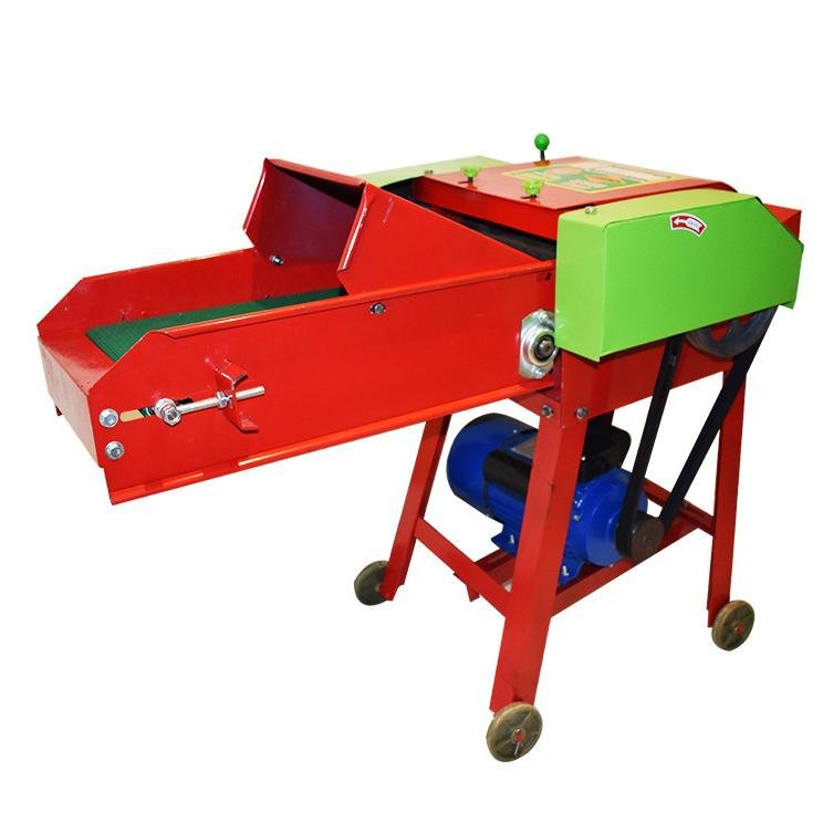 Straw Crushing and Silage Straw Crusher Home Use with Motor Core Component Animal Feed Grass Chaff Cutter Machine