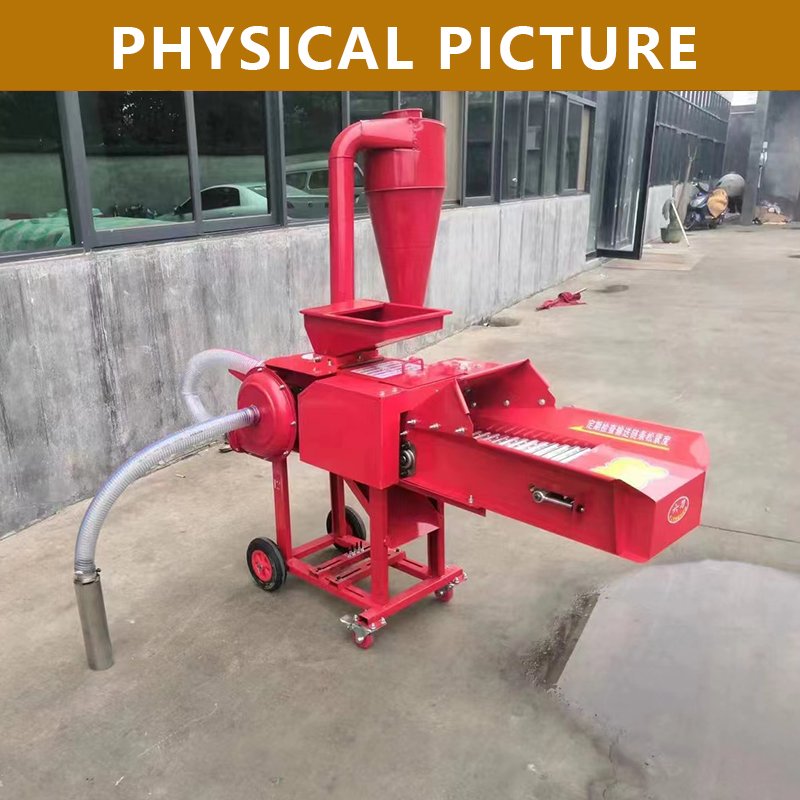 Feed processing mill grinder machine animal feed straw chopper corn stalk forage silage shredder crusher