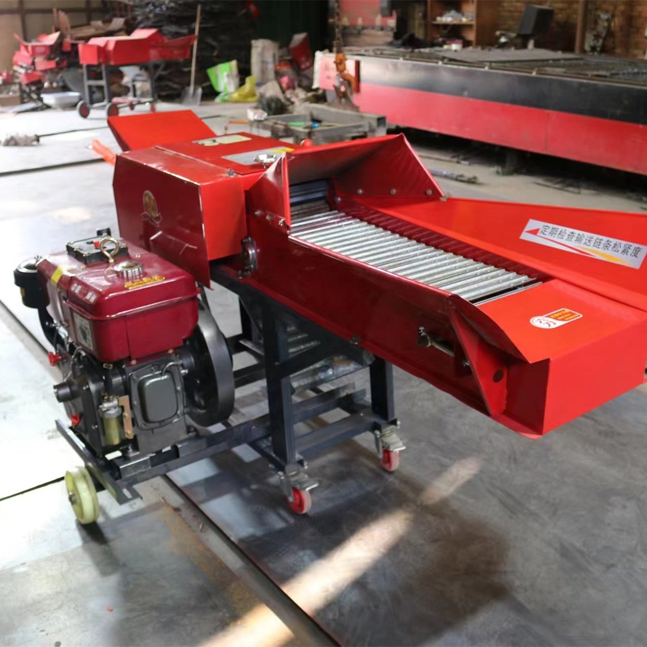 Chaff Cutter Machine Cutting Machine Mini Animal Feed Grass Silage Paddy Motor/Diesel Engine Chaff Cutter
