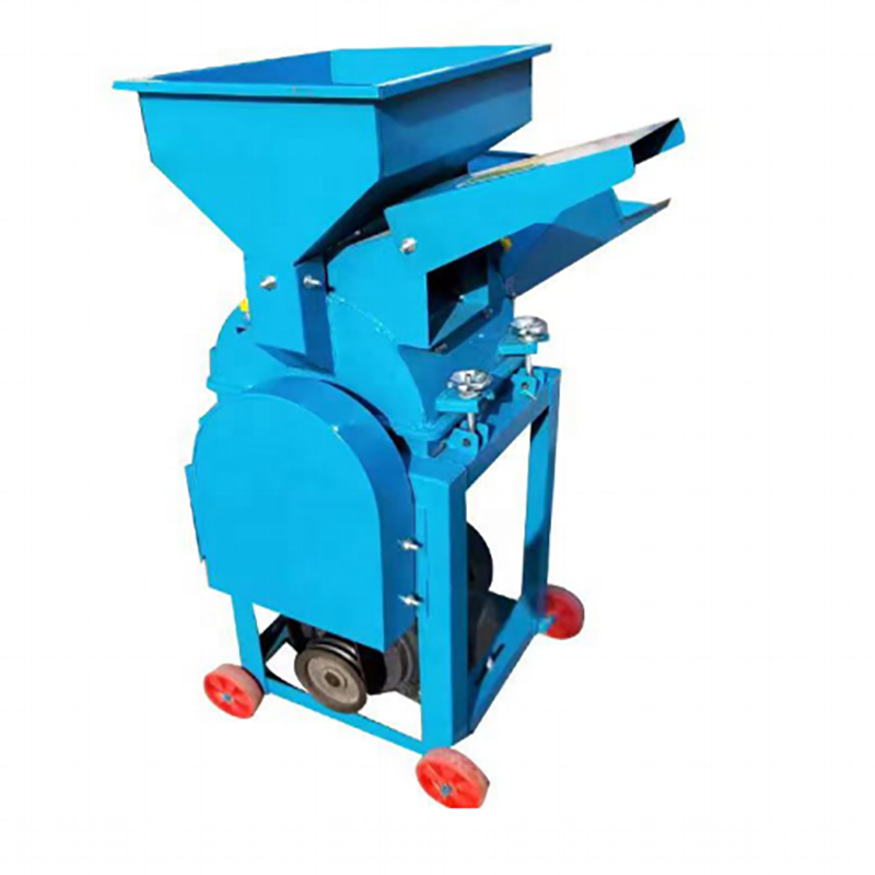 Multifunctional Agriculture Green Farm Use Silage Cow Feed Grass Chaff Cutter Machine Animal Feed Crushing Grain Machine