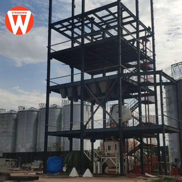 SZLH420 10T/H chicken pig poultry animal feed pellet mill plant Installation