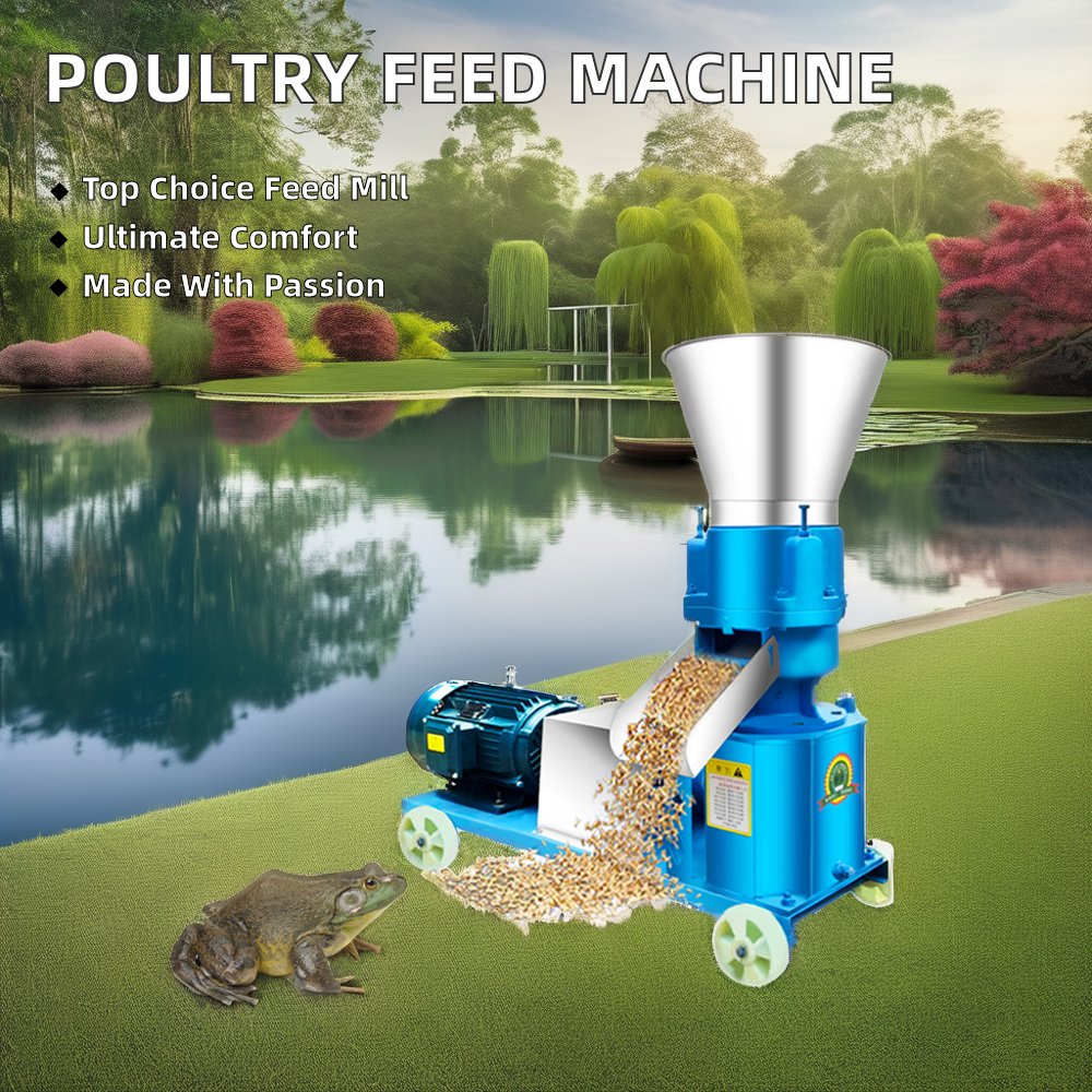 High Productivity Automatic Poultry Feed Processing Machinery Used Animal Feed Pellet Chicken Feed Milling Machine Farm Plant