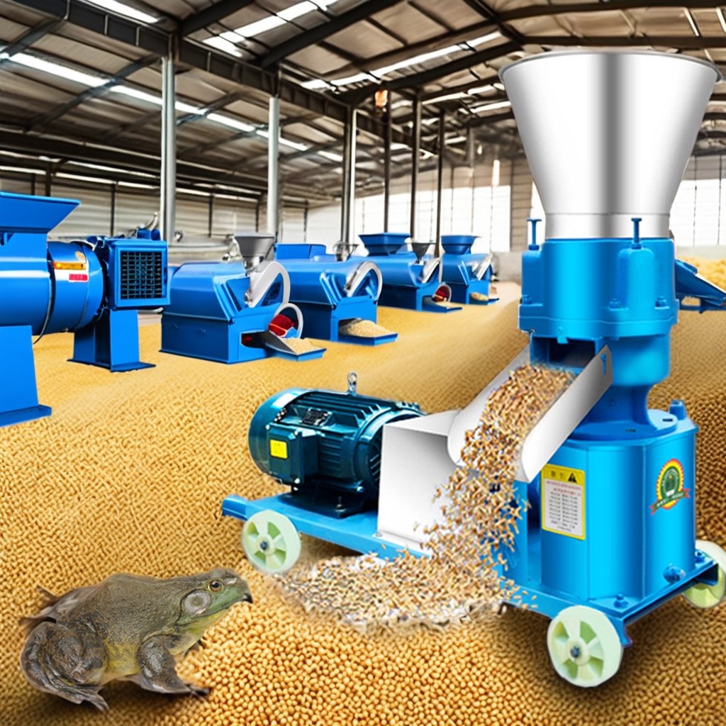 High Productivity Automatic Poultry Feed Processing Machinery Used Animal Feed Pellet Chicken Feed Milling Machine Farm Plant