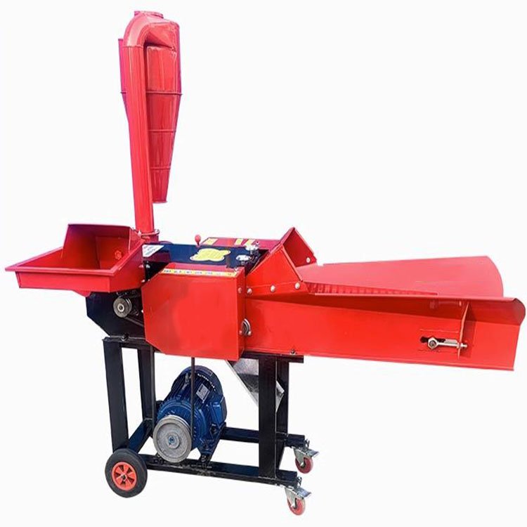 9ZRF-1 Grass Cutting Chaff Cutter Corn Stalk Crusher Dry Wet Grass Crushing Machine with Conveyer for Animal Feed Machinery