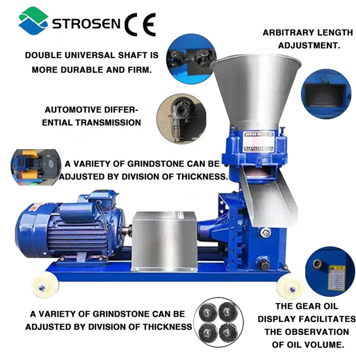 Automated stainless steel chick feed machine for feed processing machinery diesel feed processing machines
