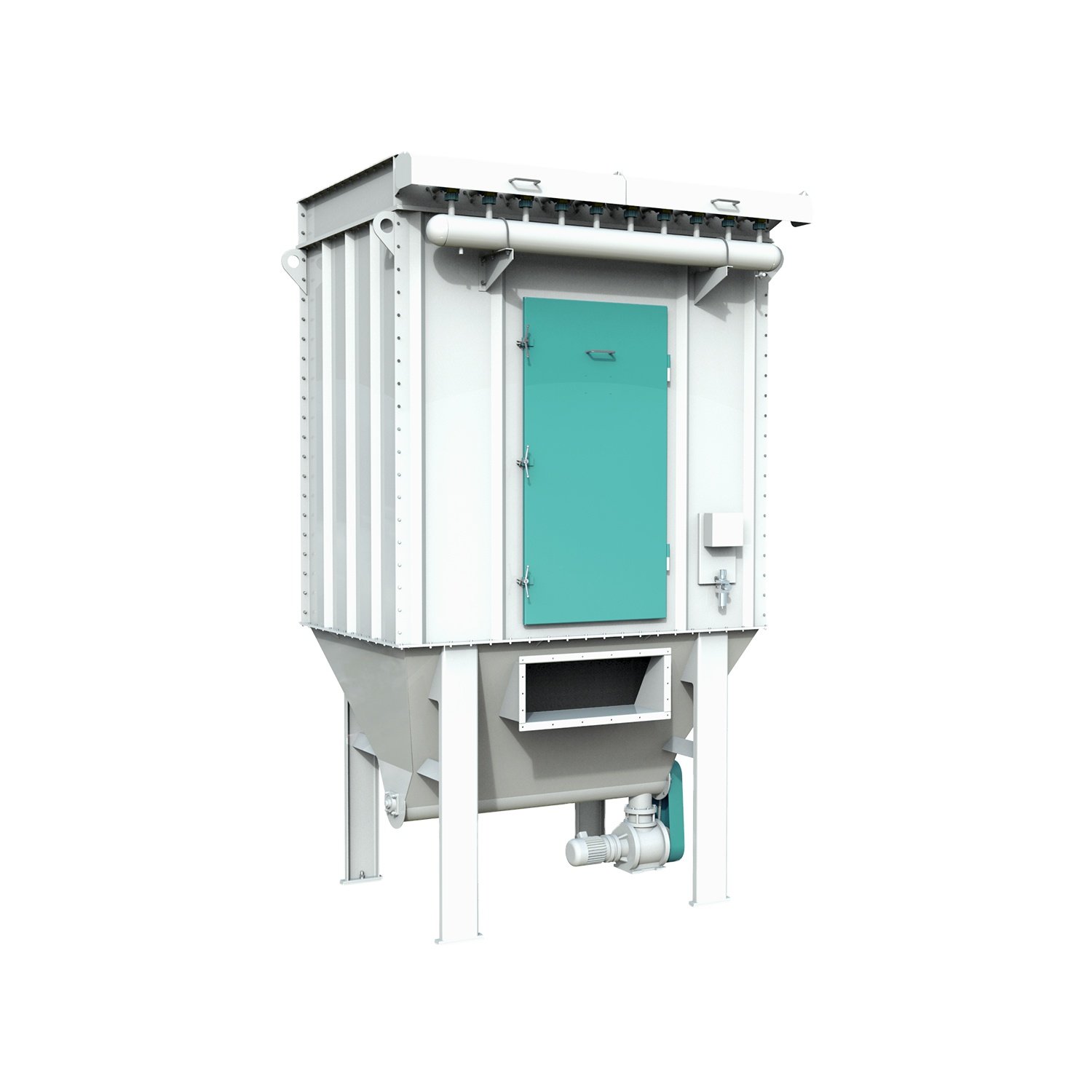 Square High Pressure Jet Round Bag Industrial Air Dust Filter for Animal Feed Hammer Mill in Pulverizer Machine