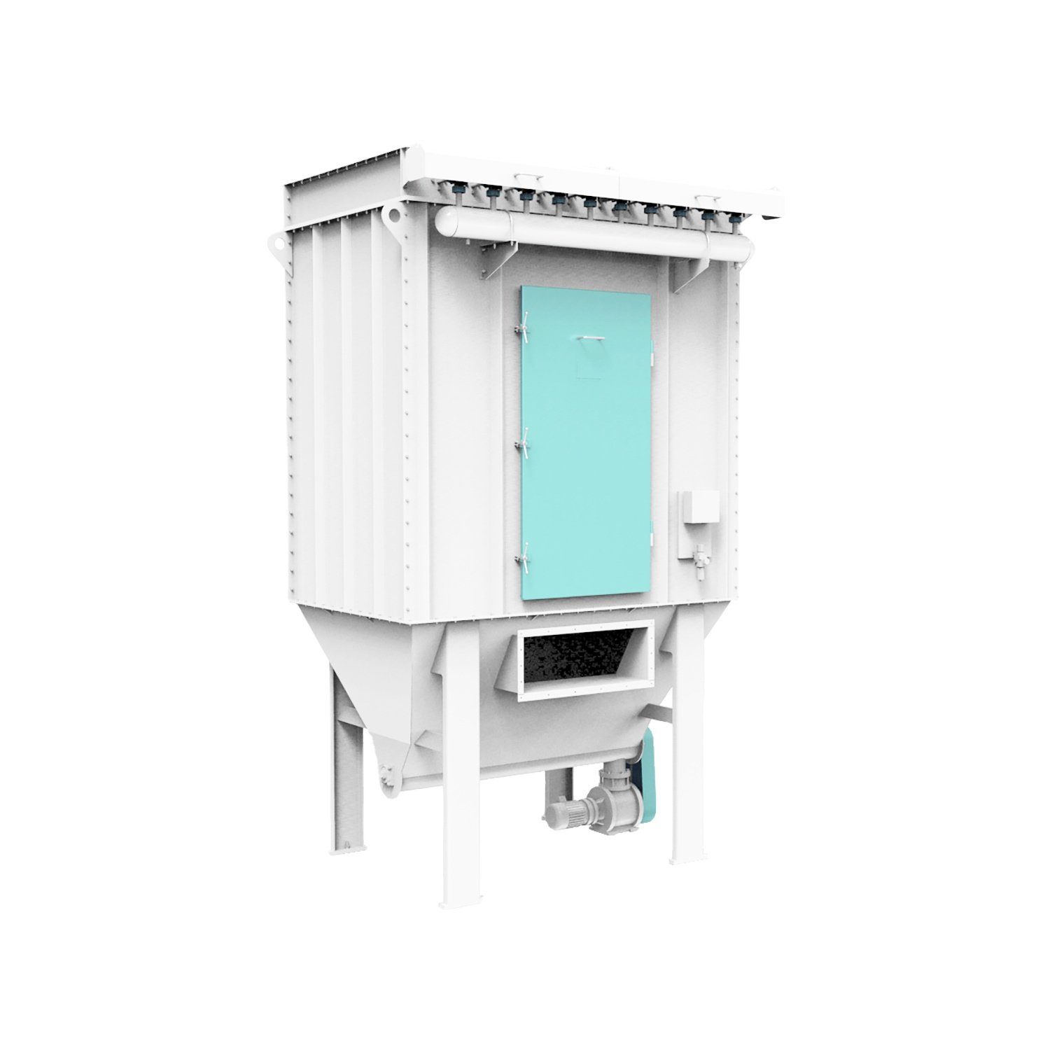 Square High Pressure Jet Round Bag Industrial Air Dust Filter for Animal Feed Hammer Mill in Pulverizer Machine