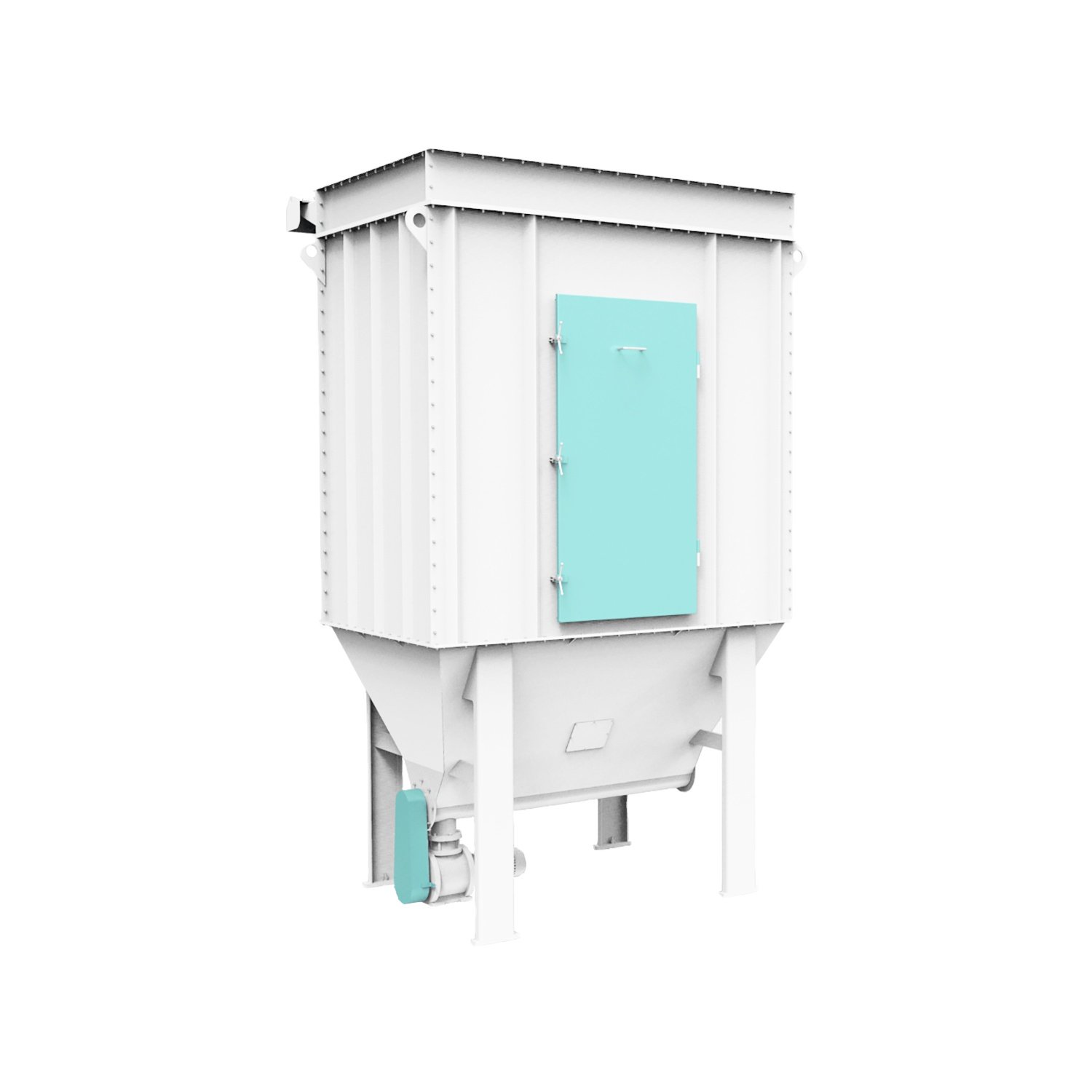 Square High Pressure Jet Round Bag Industrial Air Dust Filter for Animal Feed Hammer Mill in Pulverizer Machine