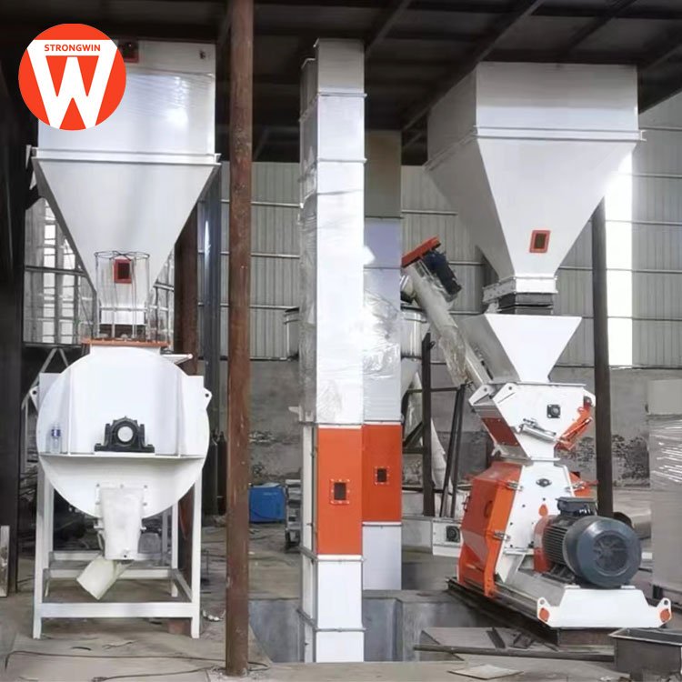 5T/H poultry feed machinery line full automatic