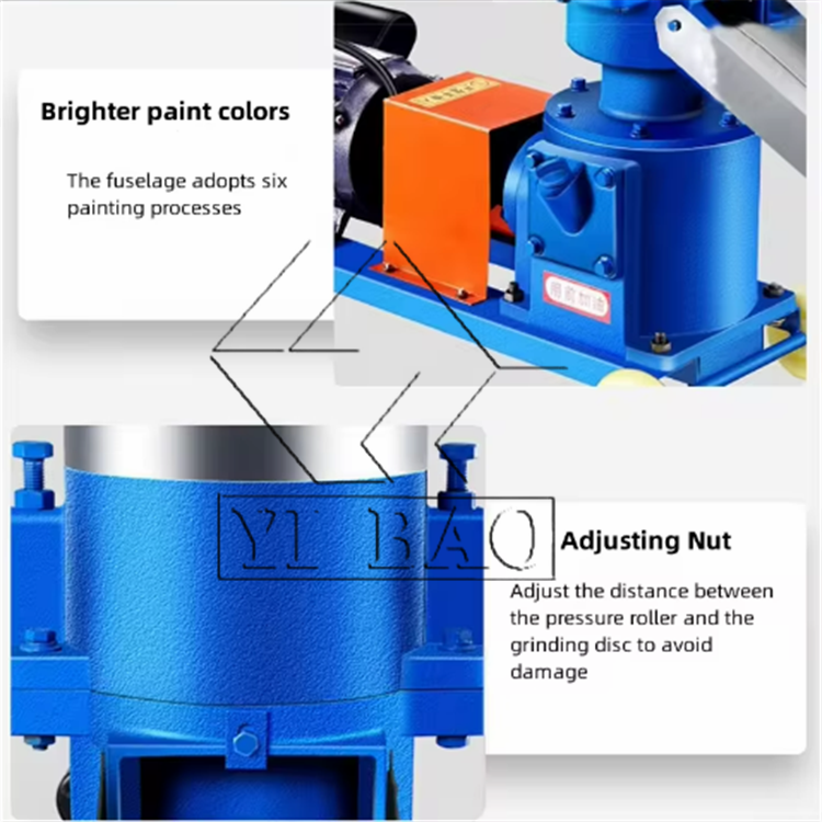 YIBAO Hot Sale KL125/150/160/210/230/260/300/400 Animal Feed Pellet Machine Feed Granulator for poultry animal feeding