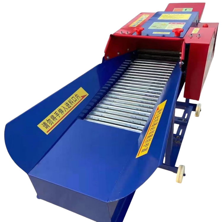 Agriculture Electric Automatic Feed Silage Crusher Farm Portable Animal Feed Making Grass Straw Cutting Large Grass Chopper