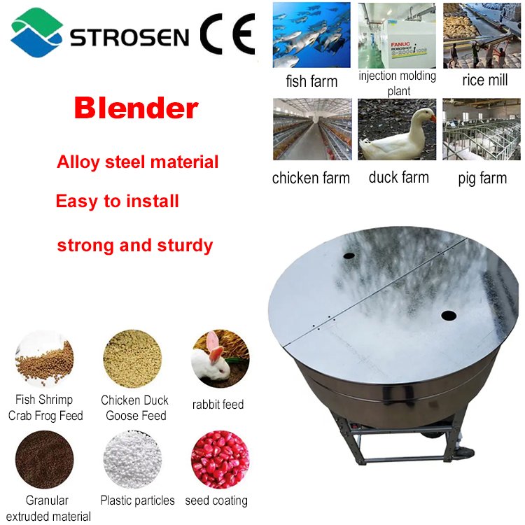 2023 newly feed mixer machine animal feed automatic mixer