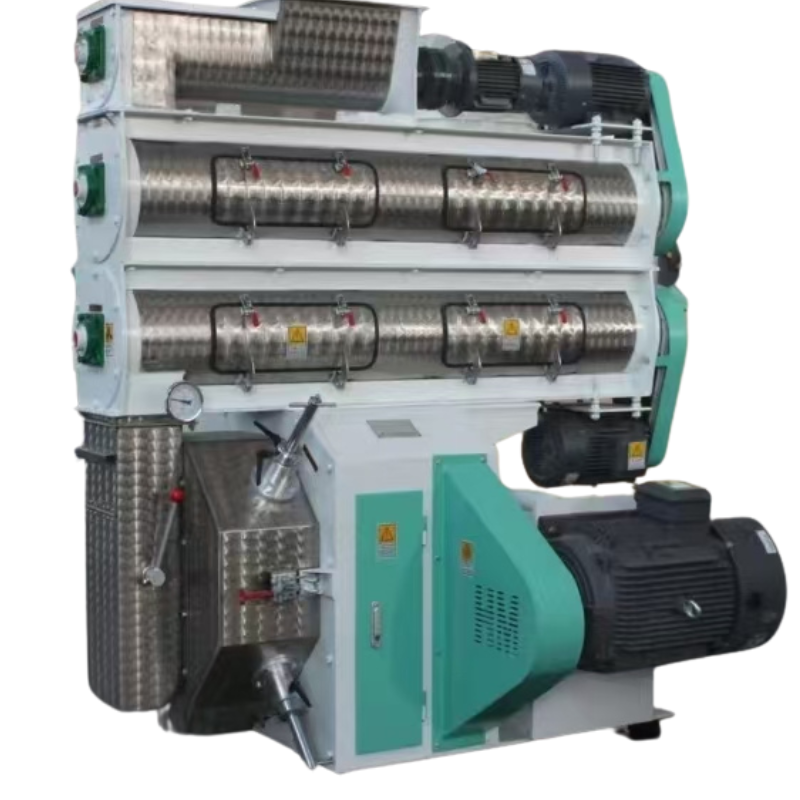 Grosper Feed Machine: High-Efficiency livestock animal feed pellet mill paddle steam retainer equipment.