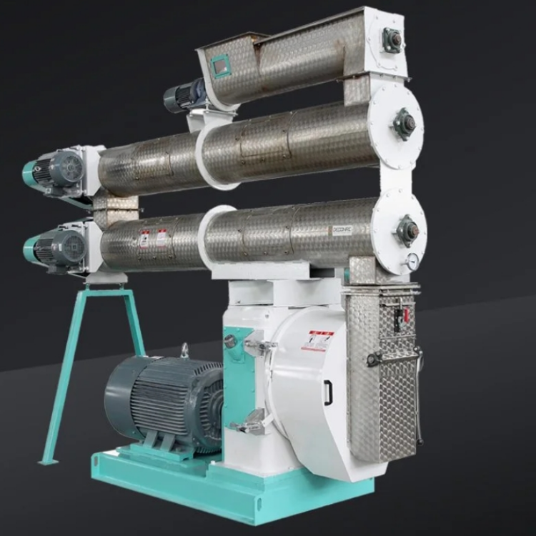 Livi Stainless Steel Granulator Double Conditioners Animal Feed Pellet Making Pelletizer Machine For Animal Feeds