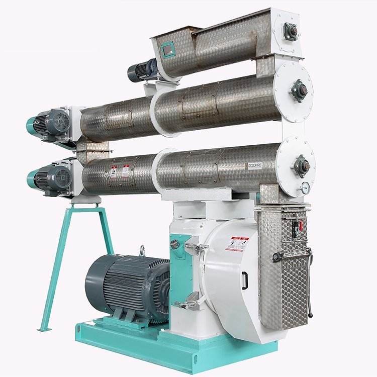 Livi Stainless Steel Granulator Double Conditioners Animal Feed Pellet Making Pelletizer Machine For Animal Feeds