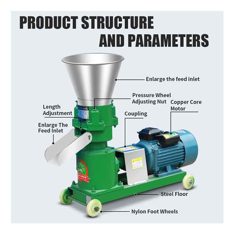 Poultry Feed Processing Machine Small Animal Feed Mixer Machine