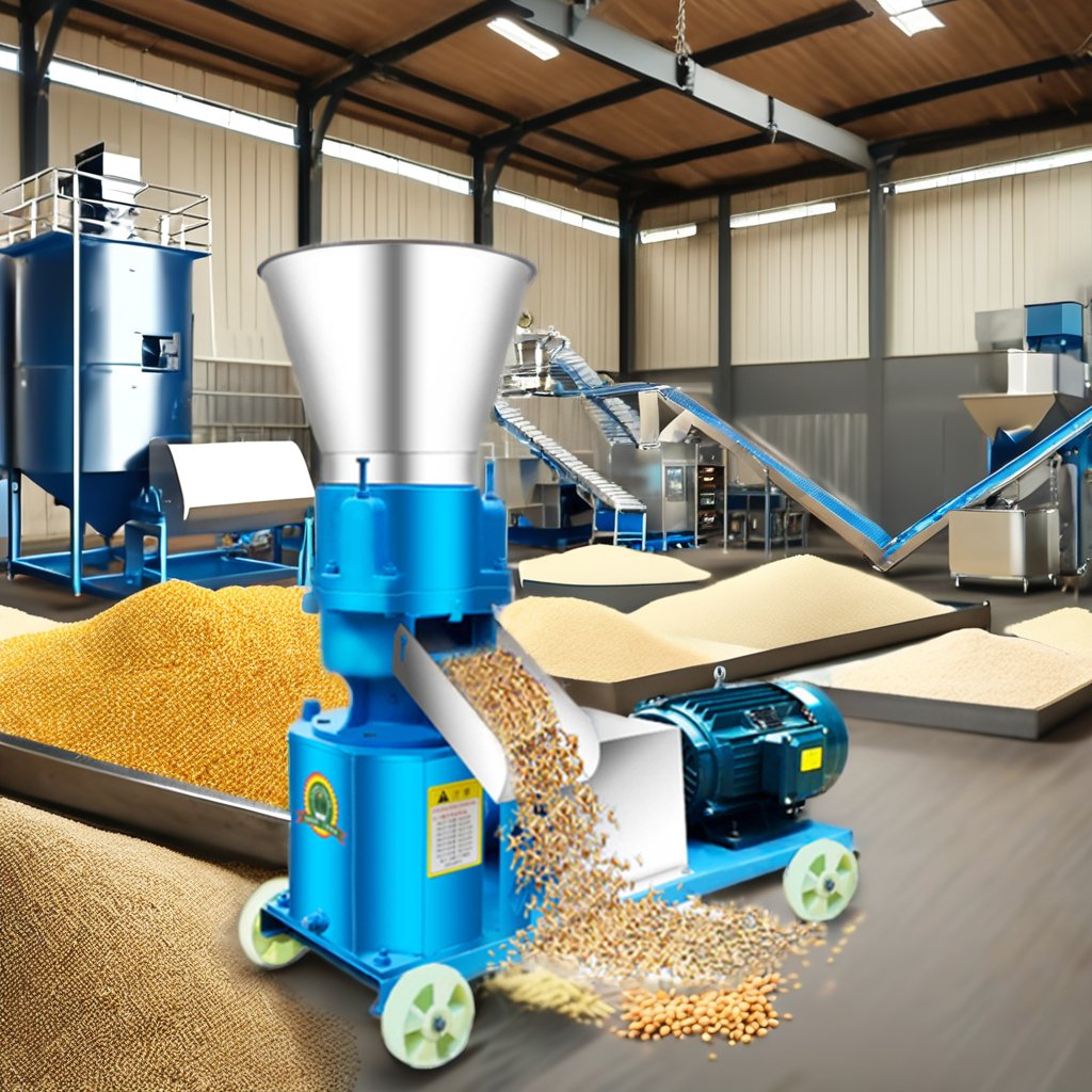 Animal feed pellet crusher Small wood pellet crusher 30 horsepower 25 horsepower 15 horsepower Used cattle feed pellet crusher