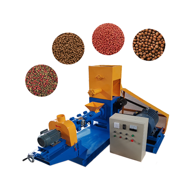 Fish Feed Extruder Rainbow Trout Fish Feed Pellet Machine Floating Fish Feed Pellet Making Machine All Rang