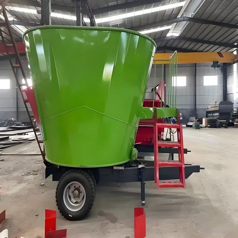 Best sell vertical farm grain vegetable cow cattle animal feed mill mixer machine TMR