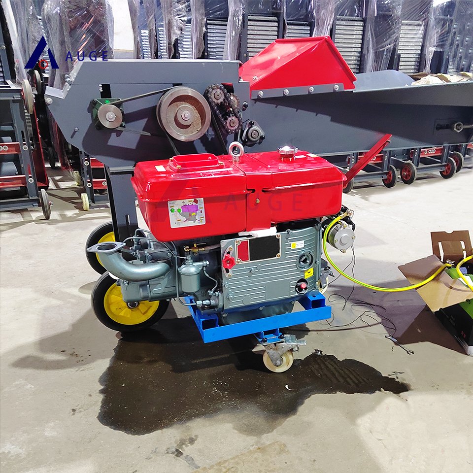 Agricultural Electric Farm Diesel Animal Feed Making Grass Straw Cutting Chaff Cutter Machine