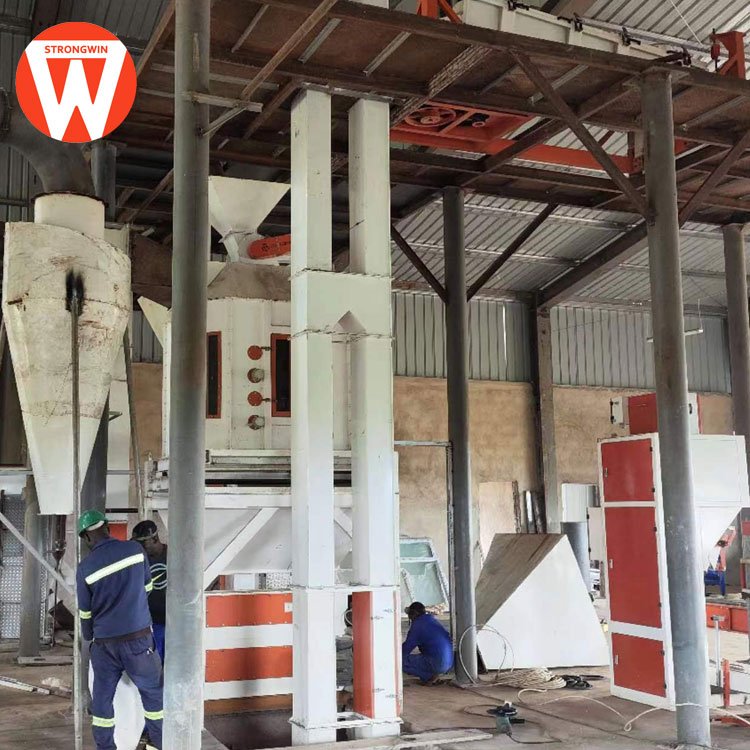 Manufacture 5T/H poultry feed machinery line full automatic livestock animal feed pellet mill production plant line