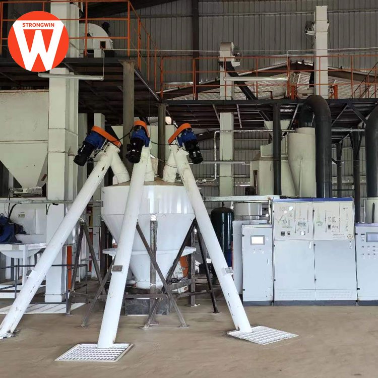 Manufacture 5T/H poultry feed machinery line full automatic livestock animal feed pellet mill production plant line