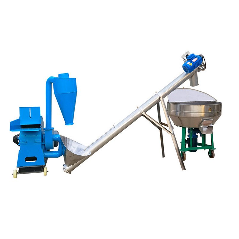 Ranch small feed pellet making processing machine livestock poultry chicken animal feed production line machinery