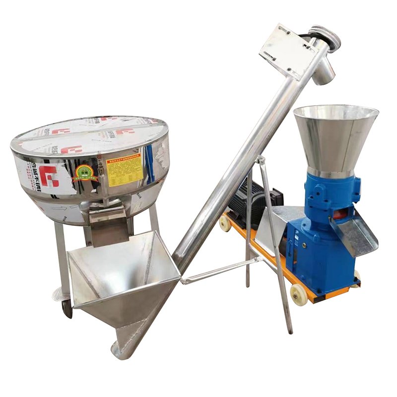 Ranch small feed pellet making processing machine livestock poultry chicken animal feed production line machinery