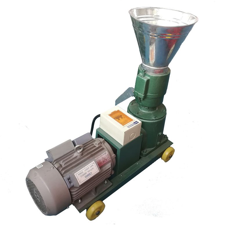 Hot sell 2.2kw, single phase wheat straw pellet making machine/animal feed pellet machine/poultry feed pellet mill for sale