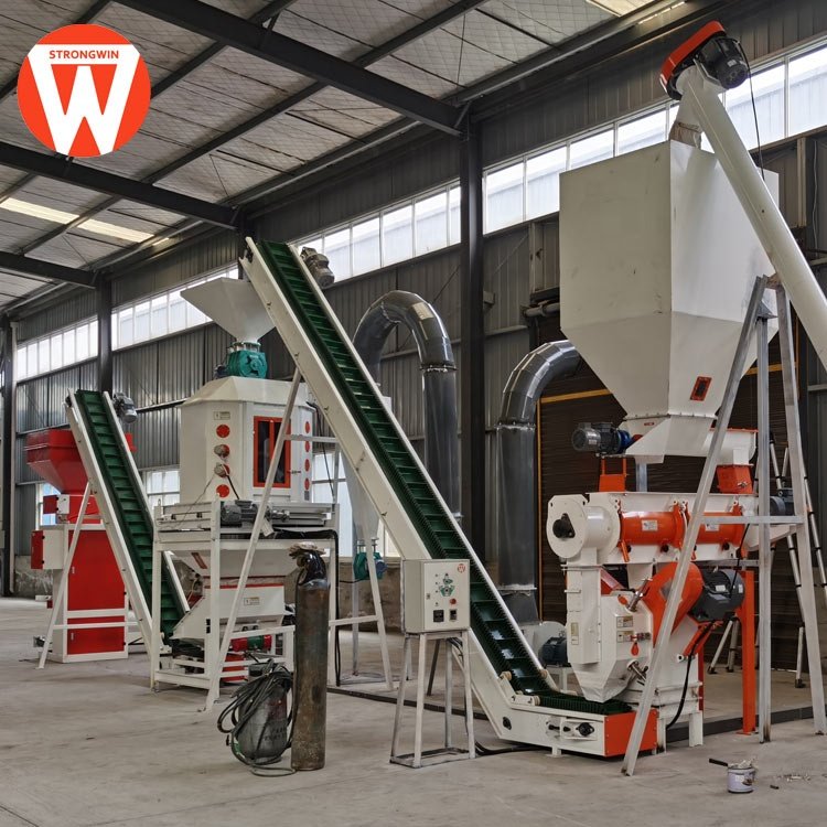 1.5-2.5t/h complete small scale animal feed production plant