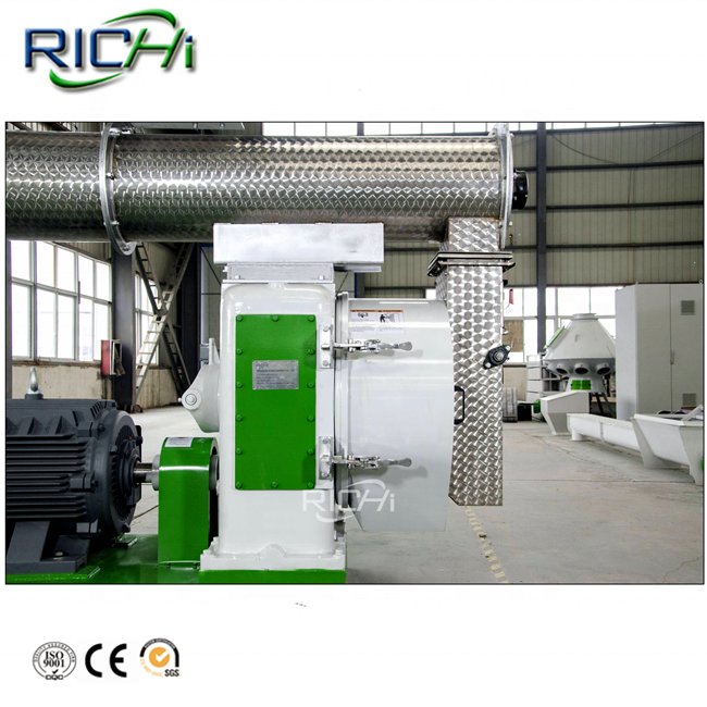 RICHI 5-7 T/H Large Livestock Poultry Animal Feed Extruder Machine for Sale