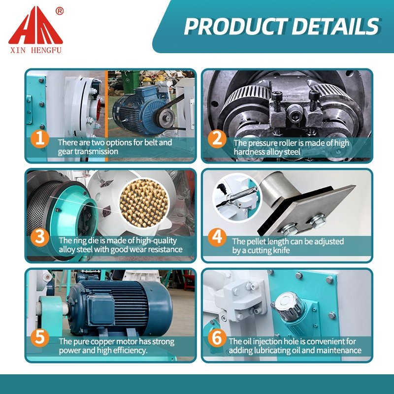 Feed Pellet Machine Chicken Pig Food Pellet Making Machine Animal Feed Processing Pellet Making Machines