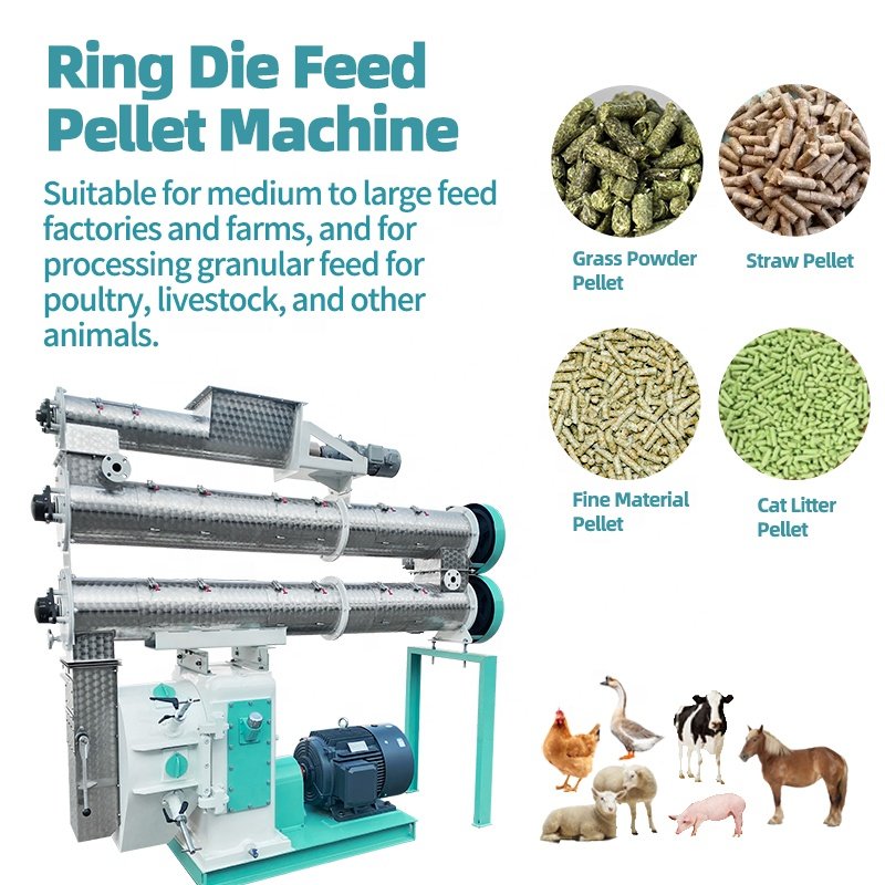 Feed Pellet Machine Chicken Pig Food Pellet Making Machine Animal Feed Processing Pellet Making Machines