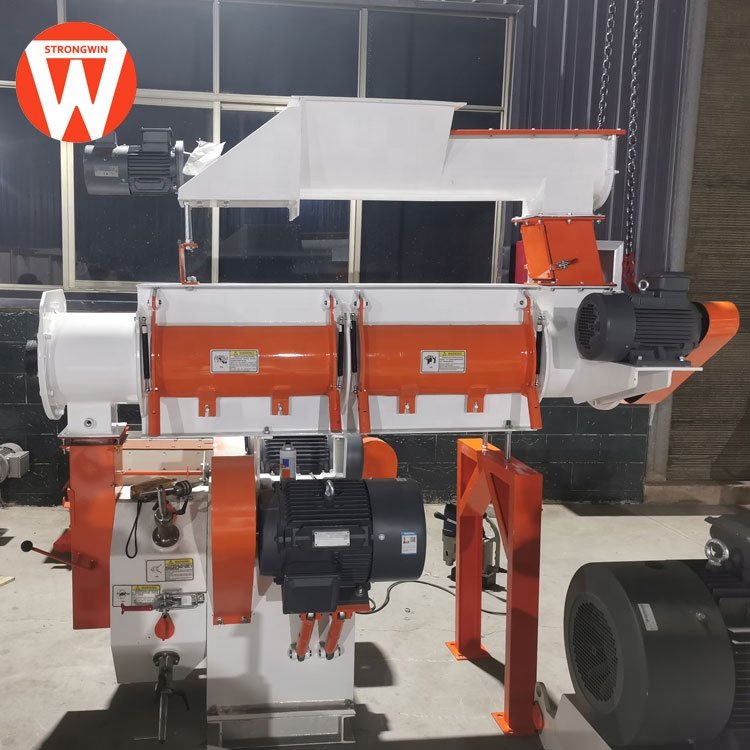 Strongwin best price SZLH250 manual small animal feed pellet machine rabbit food pellet making machine