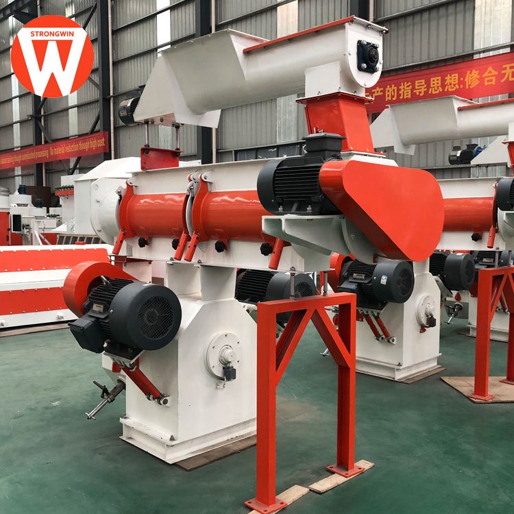Ring die livestock pellet making machines for animal feed