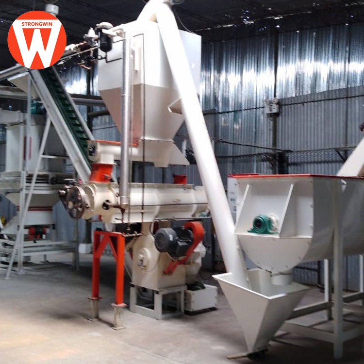 Ring die livestock pellet making machines for animal feed