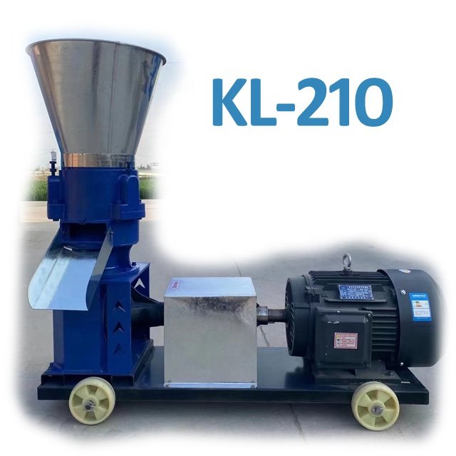 Pellet Press Animal Feed Processor Farming Feed Machine forage feed pelletizer granulator pellet machine KL-300 125