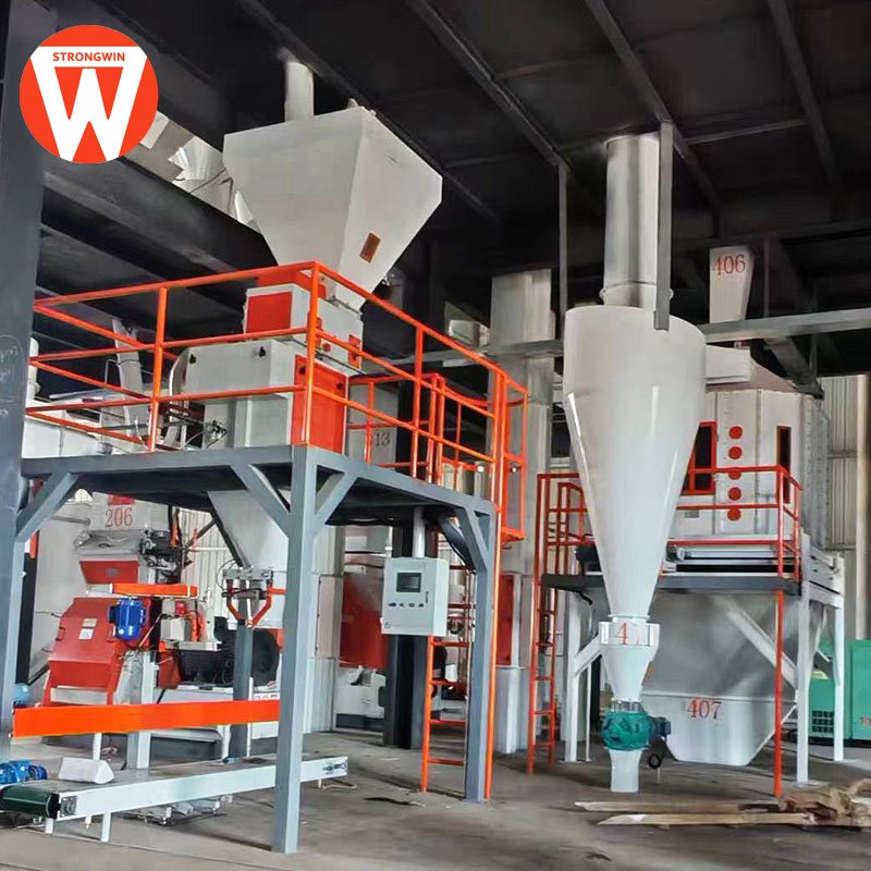 Turnkey project 10T/H automatic animal feed processing machine plant For cattle sheep pig rabbit chicken