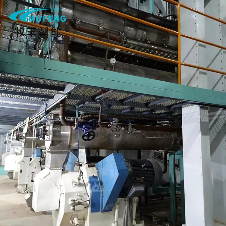 Mufeng 55kw Animal Feed Processing Machines 3-5t/h SZLH350 Ring Die Feed Pellet Pelletizer Mill High Productivity Bearing