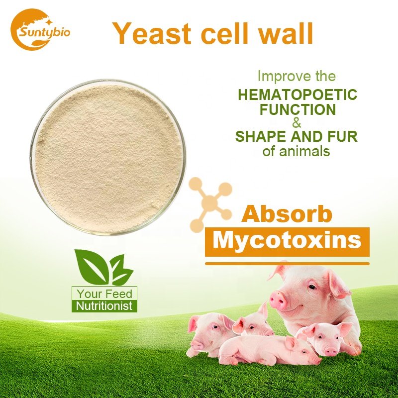 Feed Yeast cell wall for animal feed rich in Beta-glucan and MOS