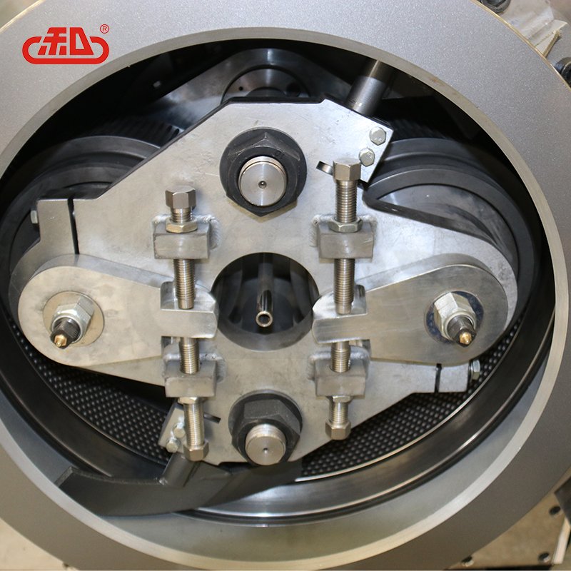 PMV420 520 ring die pellet mill double motor belt type animal feed pellet making machine