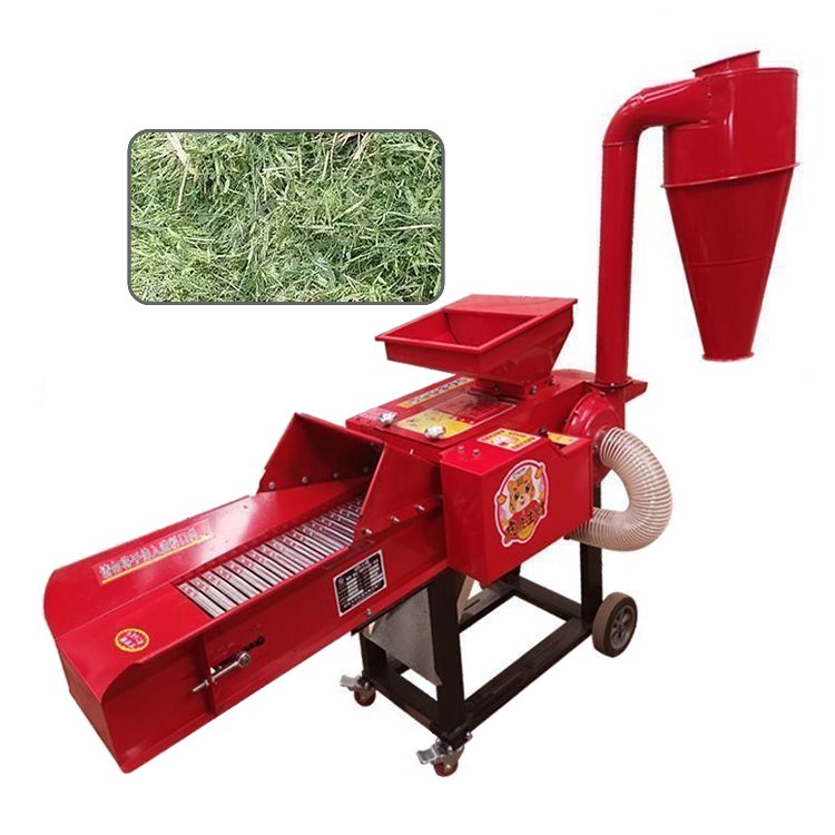 Dual use of dry and wet grass chaff cutter machine rice straw chaff cutter 3/4/5/6/8TON chaff cutter machine animal feed farm